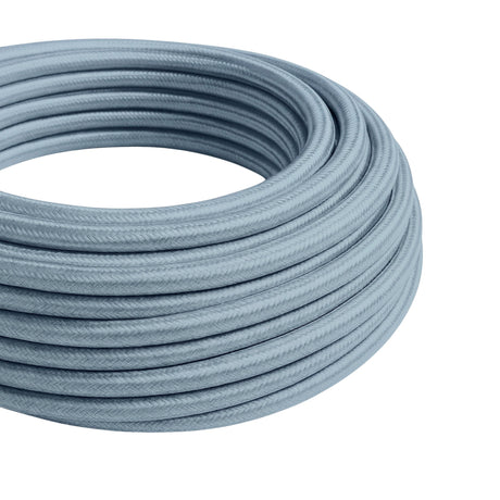 Round cotton fabric cable – Ocean blue