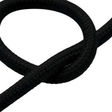 Round cotton fabric cable – Charcoal black