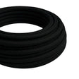 Round cotton fabric cable – Charcoal black