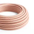 Round cotton fabric cable – Salmon