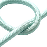 Round cotton fabric cable – Celadon green