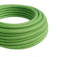 Round cotton fabric cable – Pistachio green