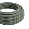 Round cotton fabric cable – Sage green