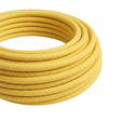 Round silk-effect fabric cable – Corn yellow