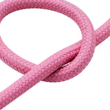 Round silk-effect fabric cable – Fuchsia pink