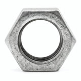 Lock nut in galvanised cast iron - product photo on white background 4