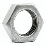 Lock nut in galvanised cast iron - product photo on white background 10