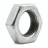 Lock nut in galvanised cast iron - product photo on white background 11