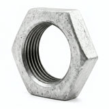 Lock nut in galvanised cast iron - product photo on white background 12