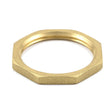 CW617N brass locknut BSP