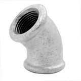 45-degree small radius female elbow