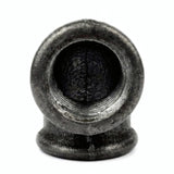 Coude petit rayon 90° F/F fonte noire - photo produit fond blanc 3