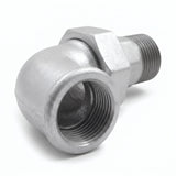 Coude union 90° M/F fonte galvanisée - photo produit fond blanc 6
