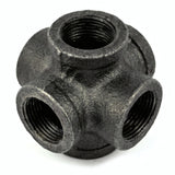 Distributeur - 6 voies - fonte noire - photo produit fond blanc 8