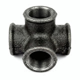 Distributeur T / Té - 4 voies - fonte noire - photo produit fond blanc 4