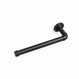 Illustration of the assembled black kitchen roll holder without a roll on a white background — 4