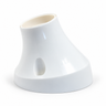 45° thermoplastic E27 socket for wall or ceiling — white — view 1