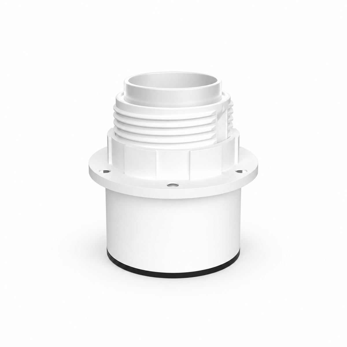 IP44 E27 socket for lampshade, wall or ceiling — white — view 1