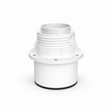 IP44 E27 socket for lampshade, wall or ceiling — white — view 1