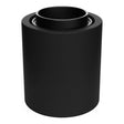 E27 waterproof IP44 wall or ceiling socket — Black