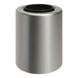 E27 wall or ceiling socket in metal — Satin titanium