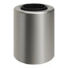 E27 wall or ceiling socket in metal — Satin titanium