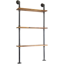 Shallow shelving kit - wall-mounted or free-standing - made-to-measure