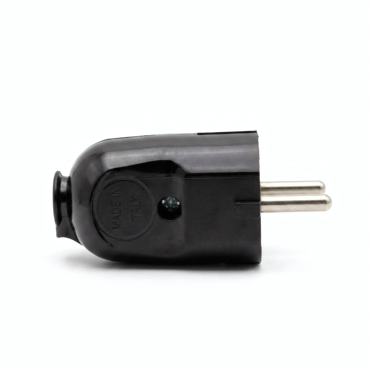 Fiche type F Schuko Noire - photo produit fond blanc 2