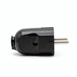 Fiche type F Schuko Noire - photo produit fond blanc 2