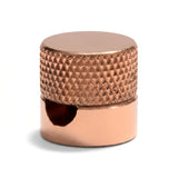 Metal wall-mount cable clip for fabric cable — Copper