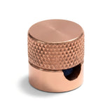 Metal wall-mount cable clip for fabric cable — Copper