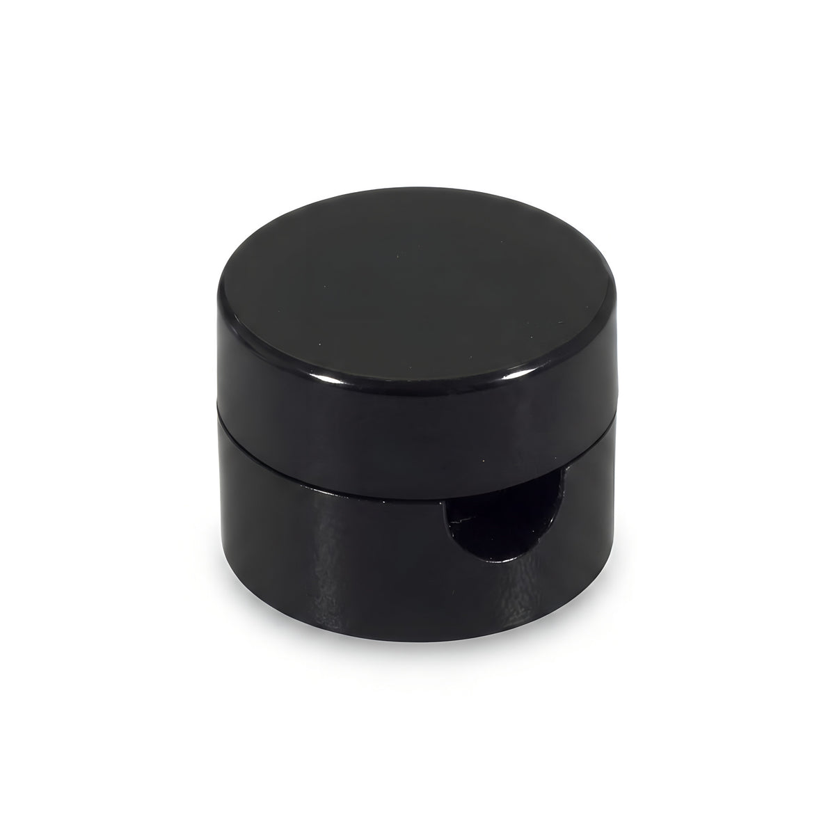 Universal wall cable clip for fabric cable — Black