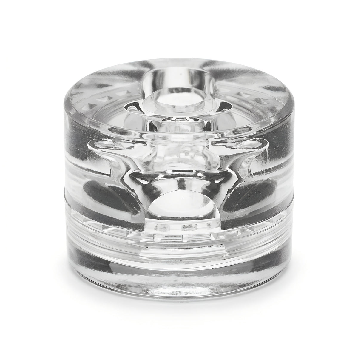 Universal wall cable clip for fabric cable — Clear