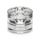 Universal wall cable clip for fabric cable — Clear