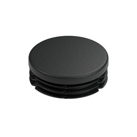 Black plastic insert for female fitting 1″1/4 33x42, top view of the flat head