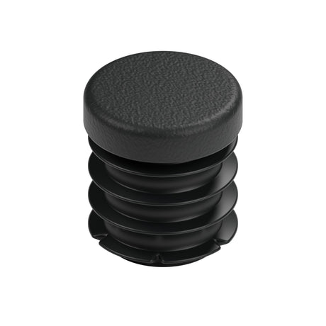 Black plastic insert for female fitting 1/2″ 15x21, top view of the flat head