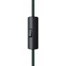 Cylindrical single-pole rocker switch with earth terminal — Black