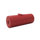 Cylindrical single-pole rocker switch with earth terminal — Red