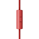 Cylindrical single-pole rocker switch with earth terminal — Red