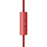 Cylindrical single-pole rocker switch with earth terminal — Red