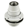 E14 bakelite socket with double ring — White