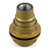 E14 bakelite socket with double ring — Gold