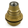 E14 bakelite socket with double ring — Gold