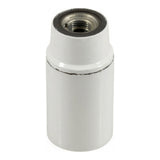 E14 bakelite socket — White