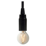 E14 bakelite socket — Black