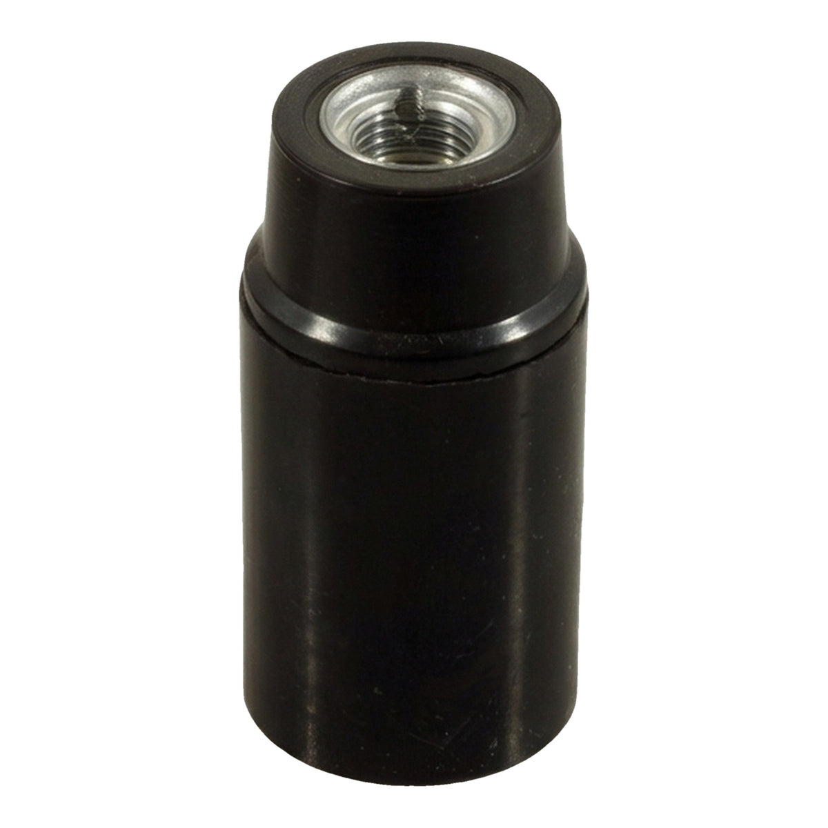 E14 bakelite socket — Black