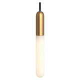 E14 compact metal socket — Satin bronze