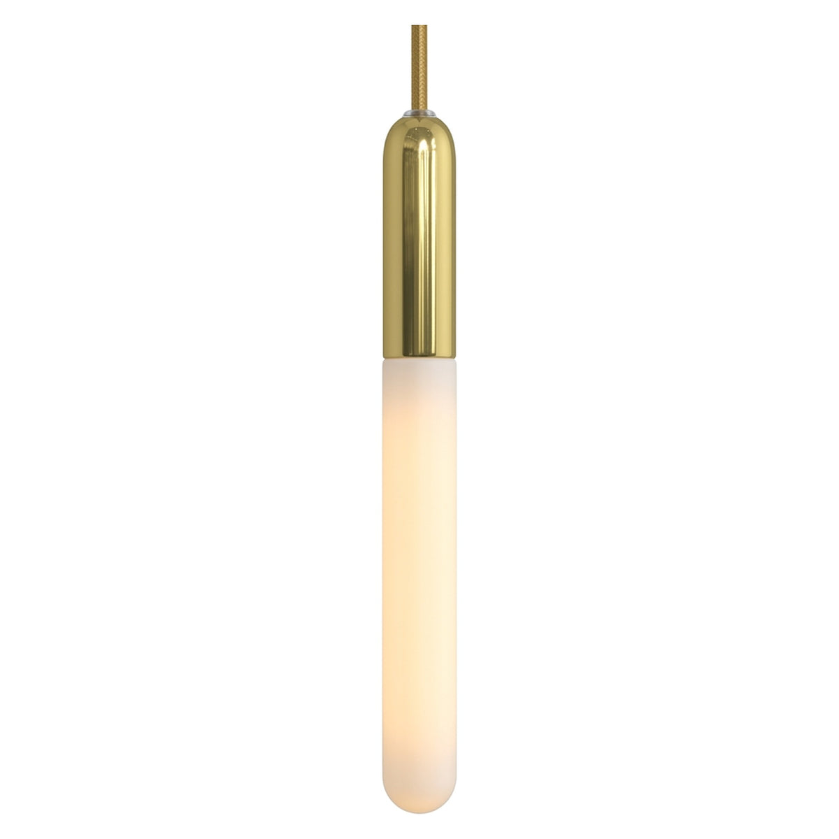 E14 compact metal socket — Brass