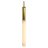 E14 compact metal socket — Brass