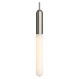 E14 compact metal socket — Satin titanium